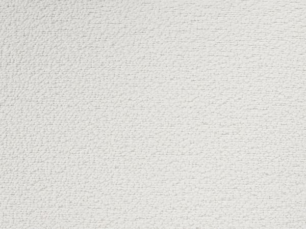 Ottoman Hvit Boucle Polstring Fotstøtte Fotskammel Puff Minimalistisk stil