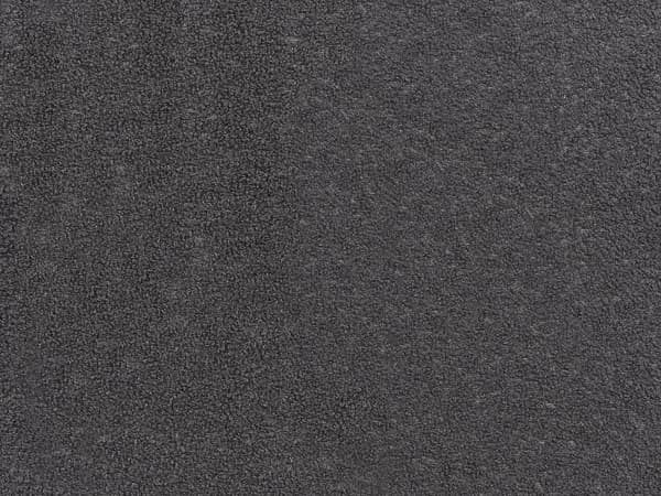 Ottoman Fodskammel Mørkegrå Boucle 74 x 75 cm Skammel med Stof Moderne Puf med Ben Stueindretning