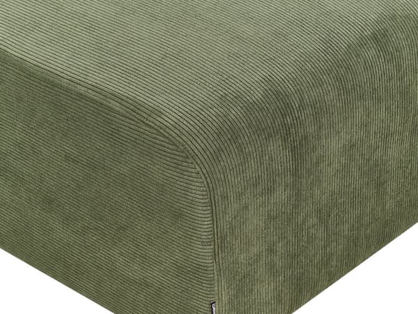 Rahi vihreä vakosametti verhoiltu 75 x 74 x 44 cm muovijalat suorakulmio moderni