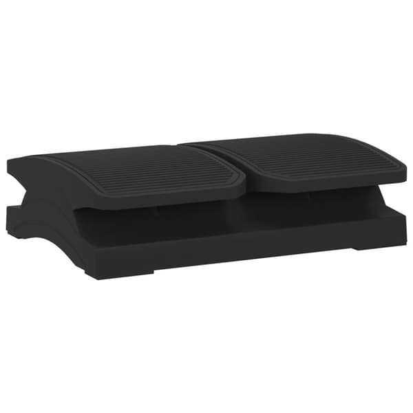 vidaXL Fotstöd svart 43,5x32,5x10,5 cm - Fotpallar