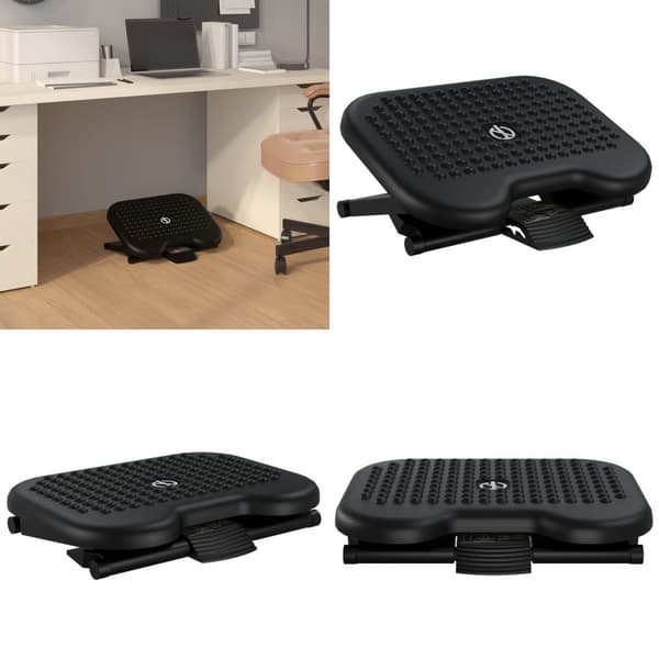 Fotstöd svart 46x34,5x11 cm - Fotpall - Fot Pall - Home & Living