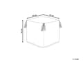 Miniatyrbilde 3 av 7: Puff Flerfarget Bomull 45 x 45 cm Geometrisk mønster Dusker Håndlaget Dekorativ Moderne og bohemsk stil Stue Soverom