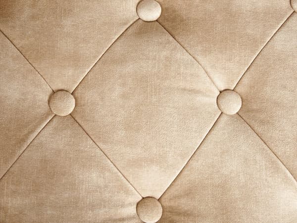 Bænk Beige Velour 117 x 44 cm Guldfarvede metalben Glamourøs stil Soveværelse Gang Stue