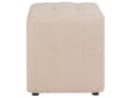 Miniatyrbilde 5 av 8: Puff Beige Bouclé 38 x 38 cm Firkantet form Moderne design Tilbehør Fotskammel