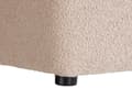 Miniatyrbilde 7 av 8: Puff Beige Bouclé 38 x 38 cm Firkantet form Moderne design Tilbehør Fotskammel