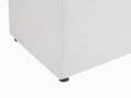 Miniatyrbillede 9 af 10: Puf hvid polyester 100 x 42 x 40 cm polstret fodskammel stue moderne stil stue opholdsrum