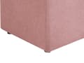Miniatyrbillede 9 af 10: Puf lyserød polyester 100 x 42 x 40 cm polstret fodskammel stue moderne stil stue opholdsrum