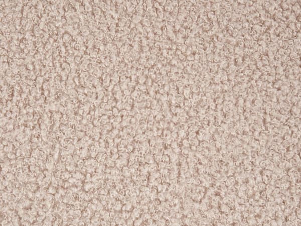 Fotpall Beige Boucléklädsel 38 x 38 cm Fyrkantig Chevronmönster