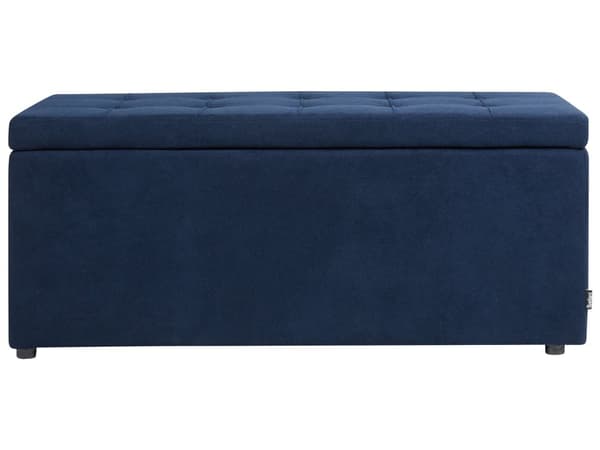Rahi laivastonsininen 100 x 42 x 40 cm polyesteri kangas verhoilu säilytystila suorakulmio moderni
