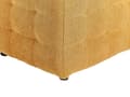 Miniatyrbilde 9 av 10: Puff med oppbevaring Gul Stoff 72 x 42 x 40 cm Dekorativ polstring Vannavvisende stoff Klassisk design Soveromsbenk