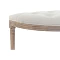 Miniatyrbild 3 av 3: Sittpall DKD Home Decor Beige Naturell Gummiträ Plast 125 x 43 x 48 cm