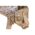Miniatyrbild 3 av 4: Sittpall DKD Home Decor Multicolour Polyester Mangoträ 65 x 31,7 x 38 cm Elefant