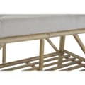 Miniatyrbild 3 av 5: Sittpall DKD Home Decor Naturell Beige Brun Bomull Bambu (100 x 44 x 55 cm)
