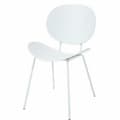 Miniatyrbild 5 av 5: Sittpall DKD Home Decor Svart Metall Vit polypropen (52,5 x 49 x 104 cm)