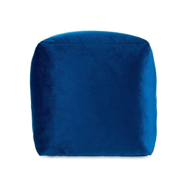 Puff Sammet Blå 30 x 30 x 30 cm (4 antal)