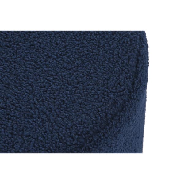 Fotpall DKD Home Decor Blå Sammet 55 x 55 x 40 cm