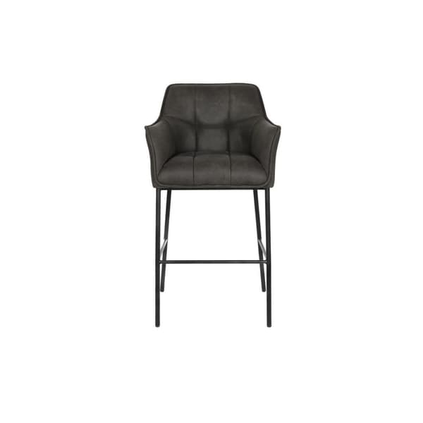 Sittpall DKD Home Decor Mörkbrun Metall 59 x 60 x 107 cm