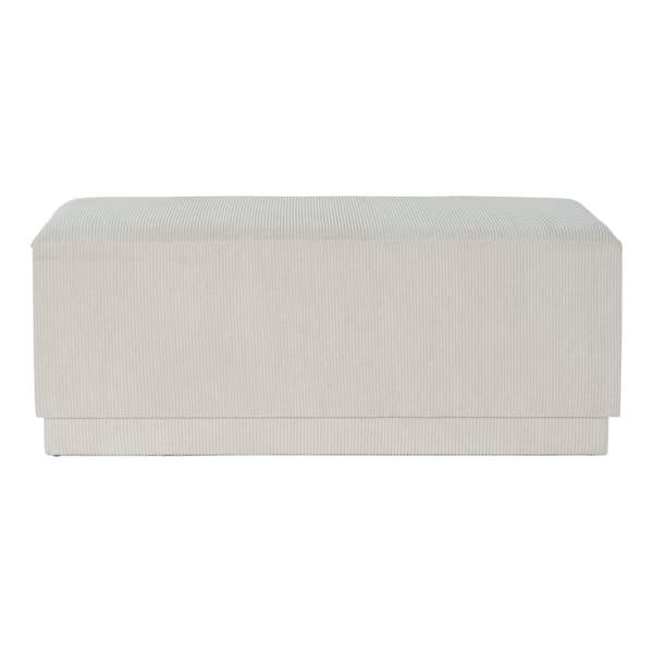 Sittpall DKD Home Decor Beige Trä MDF 100 x 40 x 40 cm