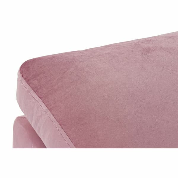 Fodstøtte DKD Home Decor Pink Polyester Moderne (55 x 55 x 30 cm)