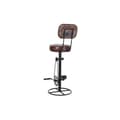Miniatyrbillede 5 af 8: Taburet DKD Home Decor 45 x 46 x 118 cm Sort Metal Brun