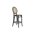 Miniatyrbillede 1 af 4: Taburet DKD Home Decor 43 x 43 x 108 cm Sort