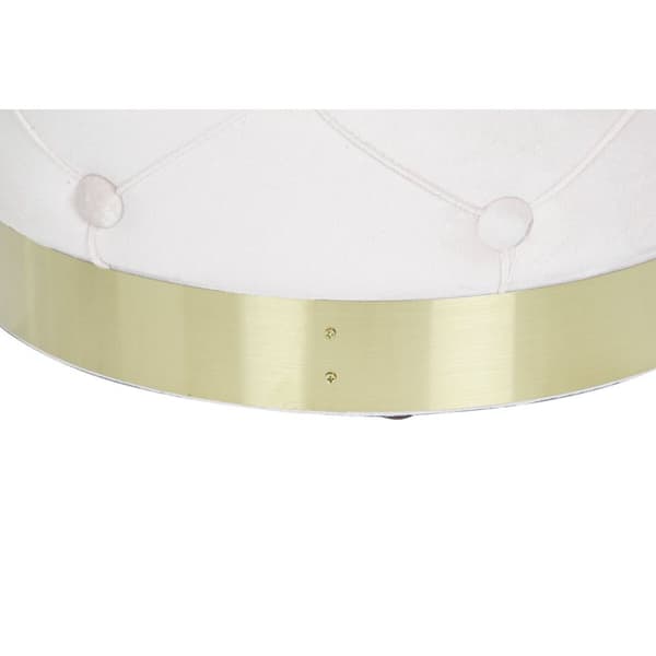 Fodstøtte DKD Home Decor 60 x 60 x 47 cm Fløjl Træ MDF