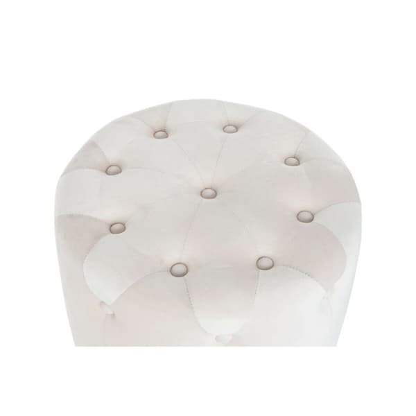 Fodstøtte DKD Home Decor Pink Gylden Træ MDF Fløjl 60 x 60 x 54 cm (3 enheder)