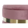 Miniatyrbilde 2 av 4: Fotstøtte DKD Home Decor 36 x 36 x 44 cm Polyester Fløyel Tre MDF
