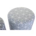 Miniatyrbilde 3 av 3: Fotstøtte DKD Home Decor 31 x 31 x 33 cm Blå Himmelblå Furutre Geometrisk Middelhavet (2 enheter)