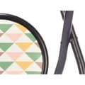 Miniatyrbilde 3 av 4: Sammenleggbar Krakk Geometric Svart PVC Metall 30 x 30 x 45 cm (10 enheter)