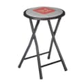 Miniatyrbilde 4 av 4: Sammenleggbar Krakk Hand Made Brun Svart Grå PVC Metall 30 x 30 x 45 cm (10 enheter)