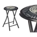 Miniatyrbilde 2 av 4: Sammenleggbar Krakk Quality Svart Grå PVC Metall 30 x 30 x 45 cm (10 enheter)