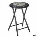 Miniatyrbilde 1 av 4: Sammenleggbar Krakk Quality Svart Grå PVC Metall 30 x 30 x 45 cm (10 enheter)