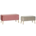 Miniatyrbilde 1 av 8: Krakk DKD Home Decor Grå Burgunder Gyllen Gran 100 x 44 x 47 cm (2 enheter)