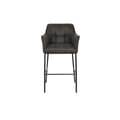 Miniatyrbilde 3 av 6: Krakk DKD Home Decor Mørkebrunt Metall 59 x 60 x 107 cm