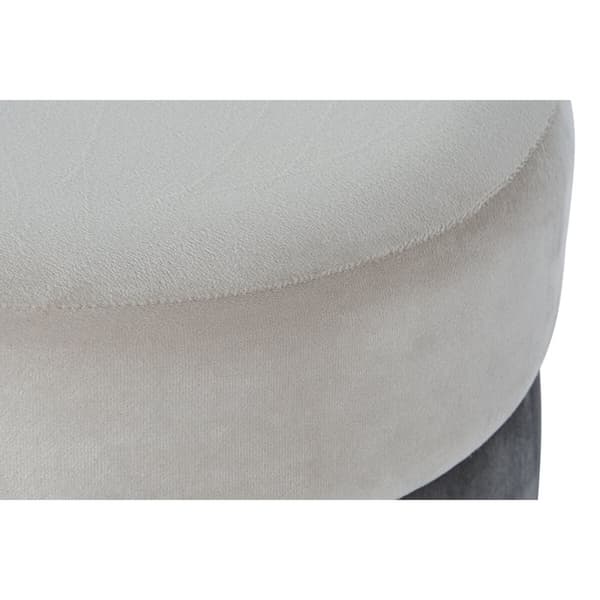 Fotstøtte DKD Home Decor Brun Grå Gyllen Metall 48 x 48 x 46 cm