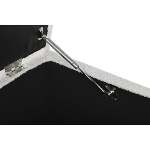 Krakk Home ESPRIT Hvit Polyester Tre MDF 60 x 60 x 36 cm