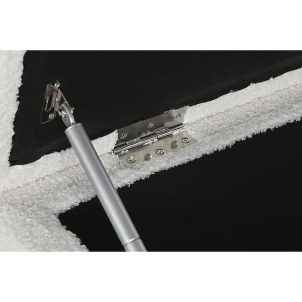 Krakk Home ESPRIT Hvit Polyester Tre MDF 60 x 60 x 36 cm