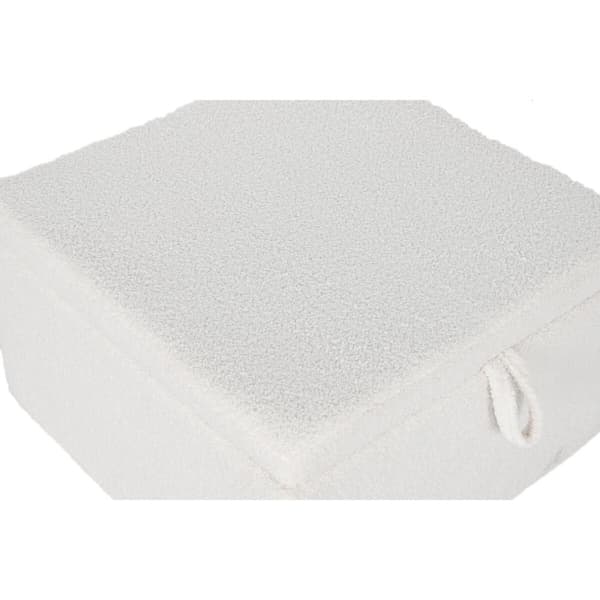 Jakkara Home ESPRIT Valkoinen Polyesteri Puu MDF 60 x 60 x 36 cm