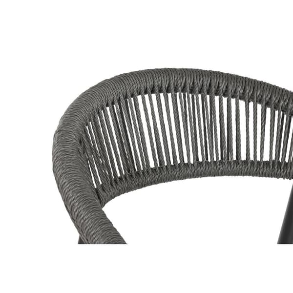 Jakkara Home ESPRIT Musta Tumman harmaa Alumiini Rottinki 52 x 55 x 105 cm