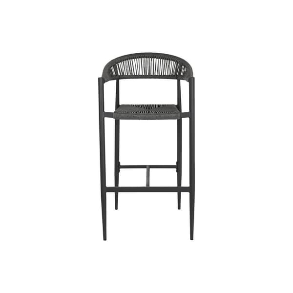 Jakkara Home ESPRIT Musta Tumman harmaa Alumiini Rottinki 52 x 55 x 105 cm