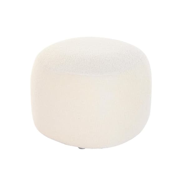 Fotpall DKD Home Decor Vit Modern 50 x 50 x 38 cm