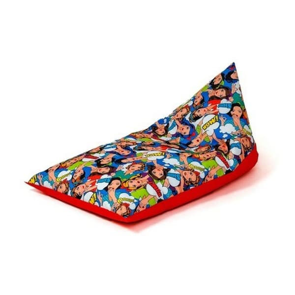Puff GO GIFT Röd Oxford tejido antidesgarros