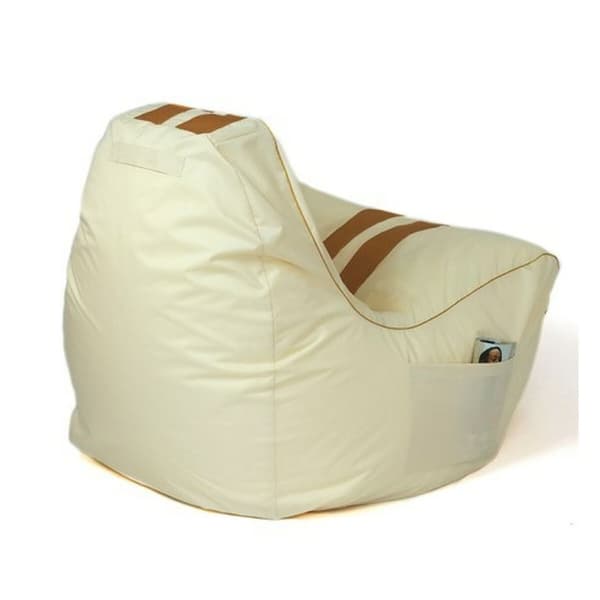 Puff GO GIFT Guld Beige Oxford tejido antidesgarros 140 x 100 x 100 cm 140 x 100 cm