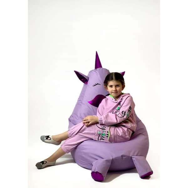Puf GO GIFT Lilla Oxford 140 x 100 cm