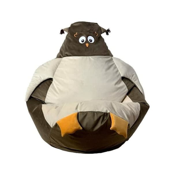 Puf GO GIFT Beige Bronze Oxford 105 x 80 cm