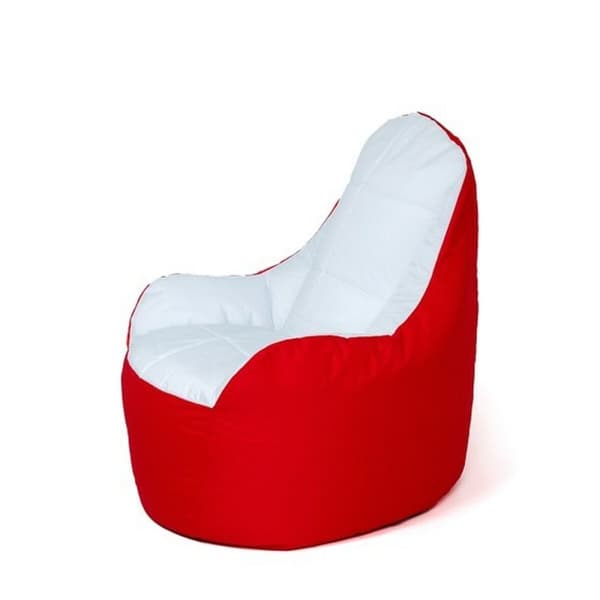 Puf GO GIFT Hvid Rød Oxford tejido antidesgarros