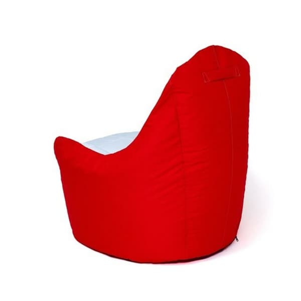 Puf GO GIFT Hvid Rød Oxford tejido antidesgarros