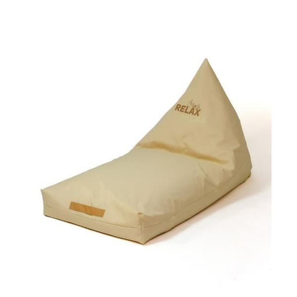 Puf GO GIFT Beige Oxford tejido antidesgarros