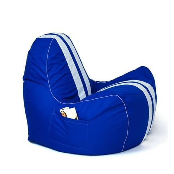 Pehmustettu istuin GO GIFT Sininen Valkoinen Oxford tejido antidesgarros 140 x 100 x 100 cm 140 x 100 cm